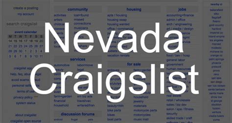 craigslist nevada